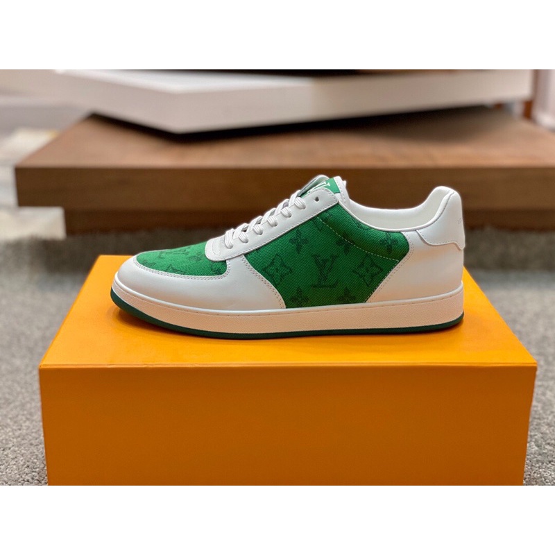 Giày thể thao/sneaker nam hoạ tiết logo thương hiệu Louis Vuitton LV Monogram cao cấp có 3 màu