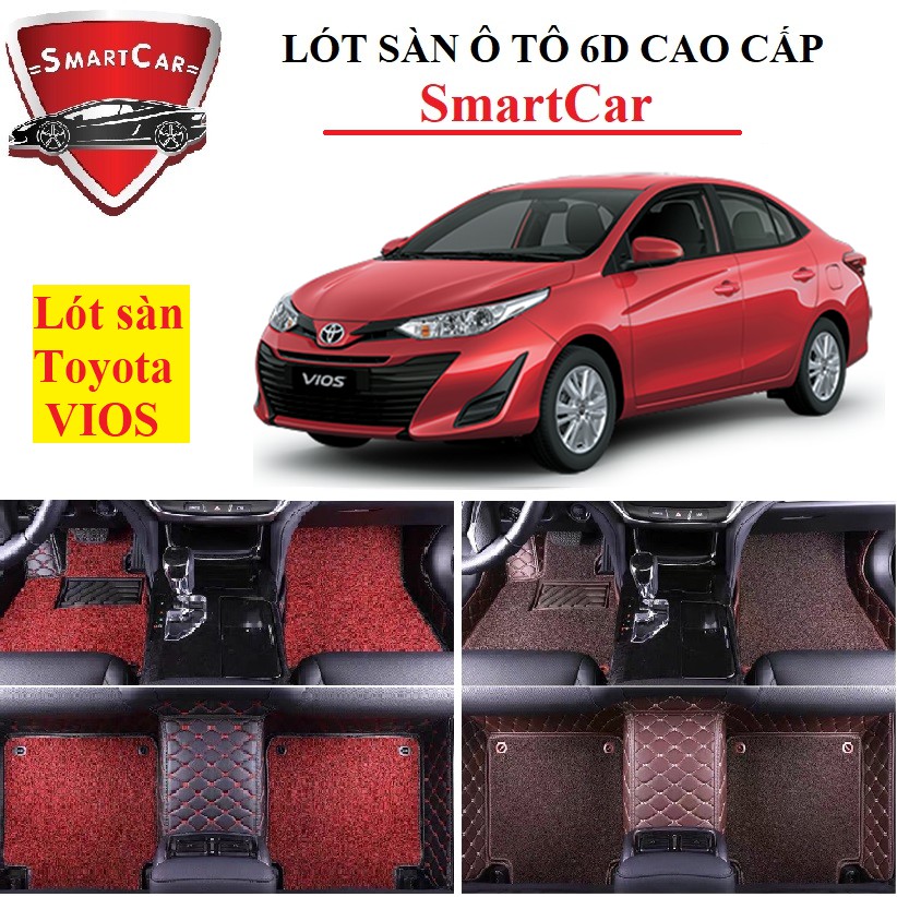 Thảm lót sàn 6D xe Toyota Vios