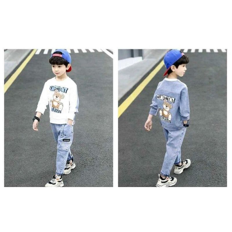 Set bò hip hop bụi cho bé