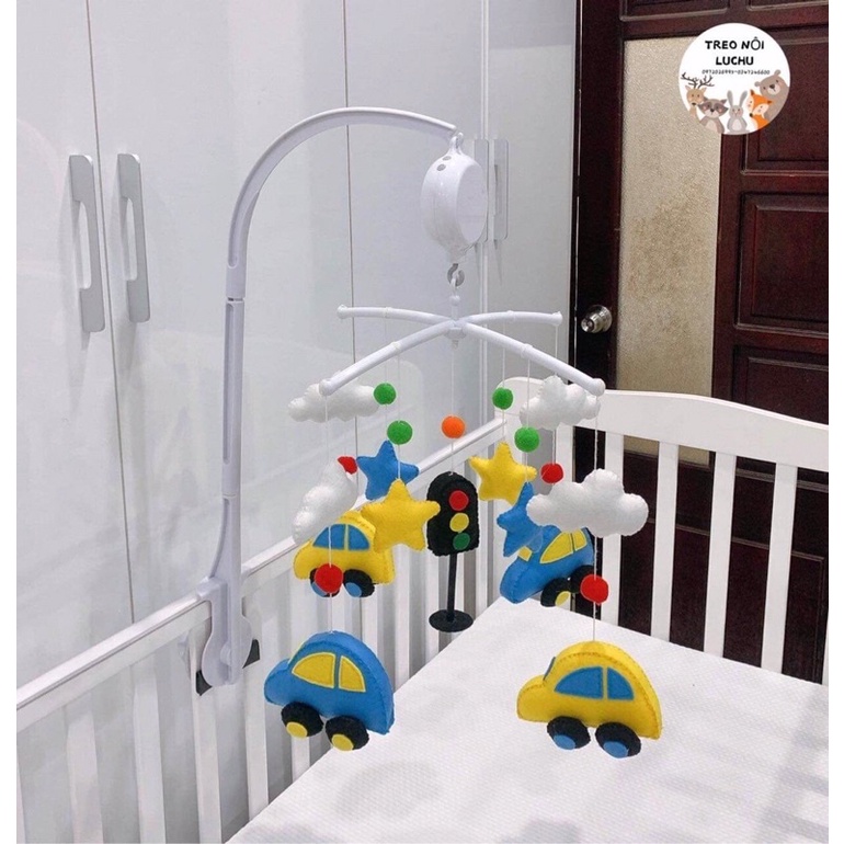 Đồ chơi treo nôi cũi kích thị giác cho bé