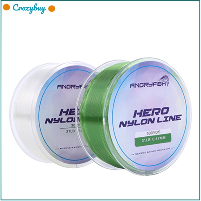Cr Cuộn Dây Câu Cá Nylon Siêu Chắc Chắn 0.12mm-0.47mm 2-35LB