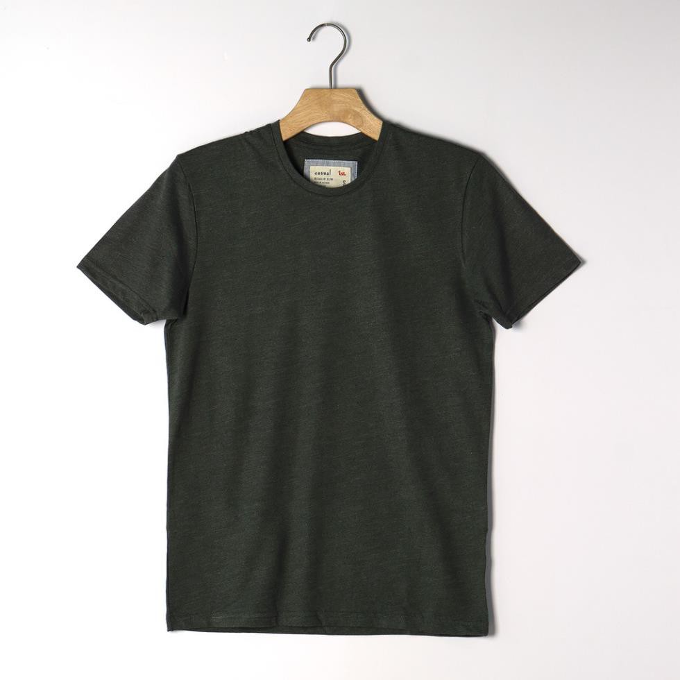 Áo thun nam phông trơn Casual 1st cổ tròn tay ngắn cộc, 100% cotton thoáng mát, thích hợp đi làm, đi chơi, du lịch ྇ aa