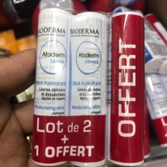 [Bioderma] Son dưỡng môi Bioderma Atoderm Lèvres Stick Hydratant 4g