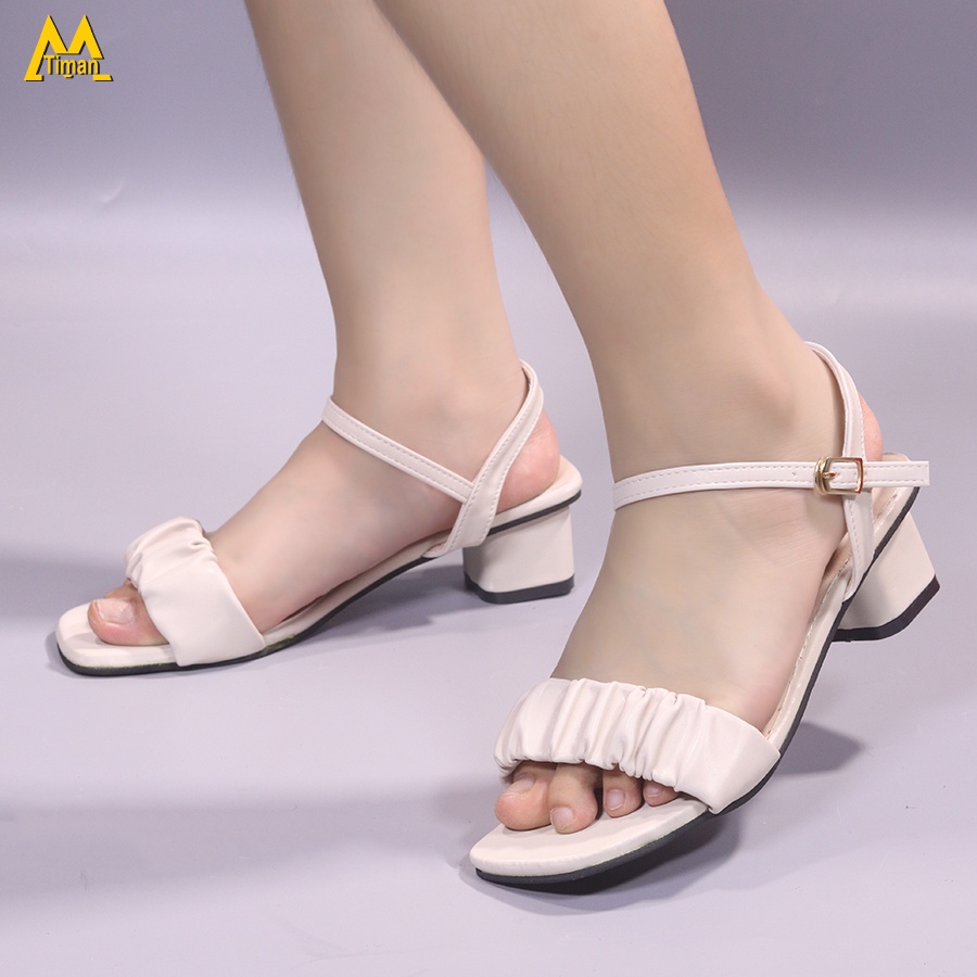 Giày sandal nữ 3cm quai mảnh TIMAN TD16 êm chân thoải mái tôn dáng bảo hành 1 năm