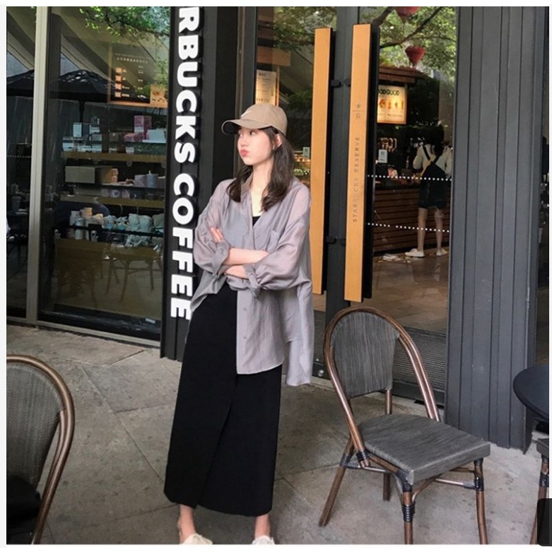 Áo Khoác Cardigan Mỏng Trong Suốt Dáng Rộng Thời Trang Mùa Hè 2022 Cho Nữ