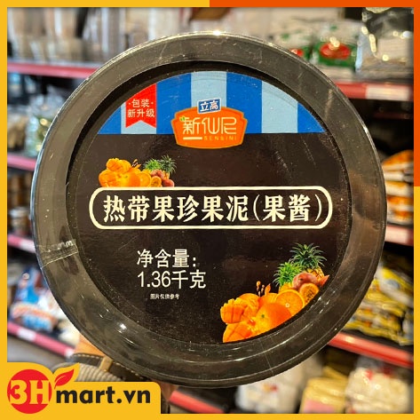 Mứt hoa quả nhiệt đới Sensini 1,36kg