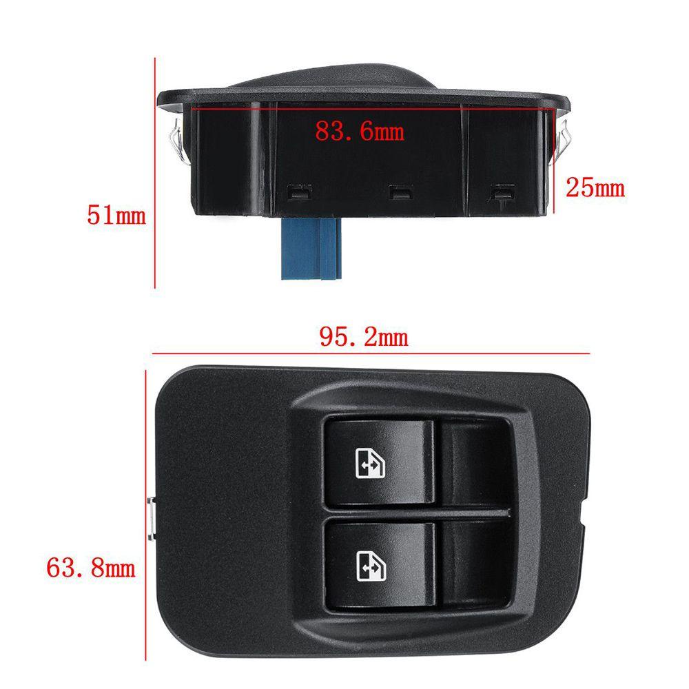 MYRONGVN Window Switch Modification For Peugeot For Bipper 2008-2014 Window Lifter Left Driver Side
