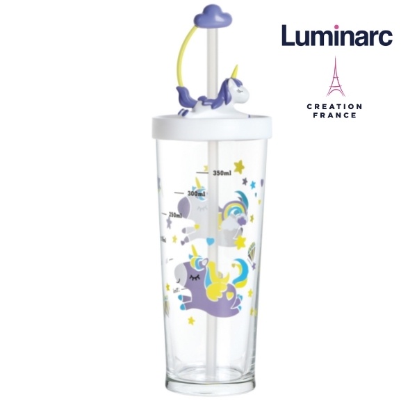 Ly thuỷ tinh đổi màu Luminarc Lille Scale Unicorn 425ml - LUSCQ3810