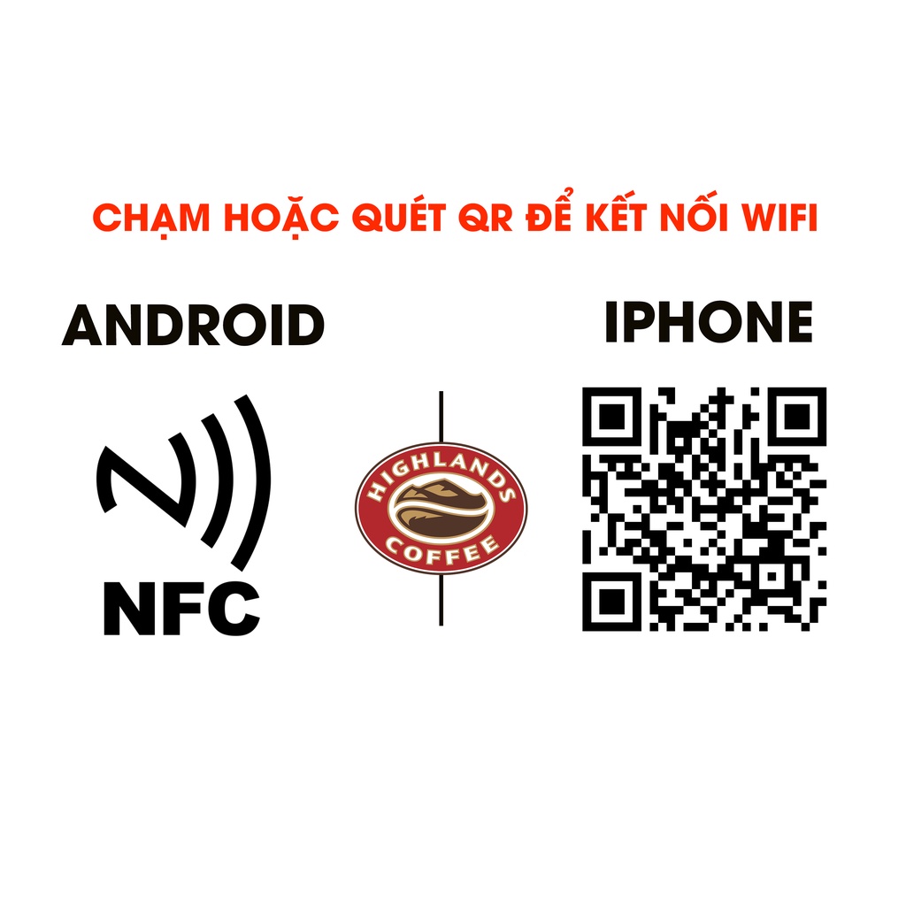 Thẻ thông tin kết nối Wifi 1 chạm NFC - In logo theo yêu cầu miễn phí