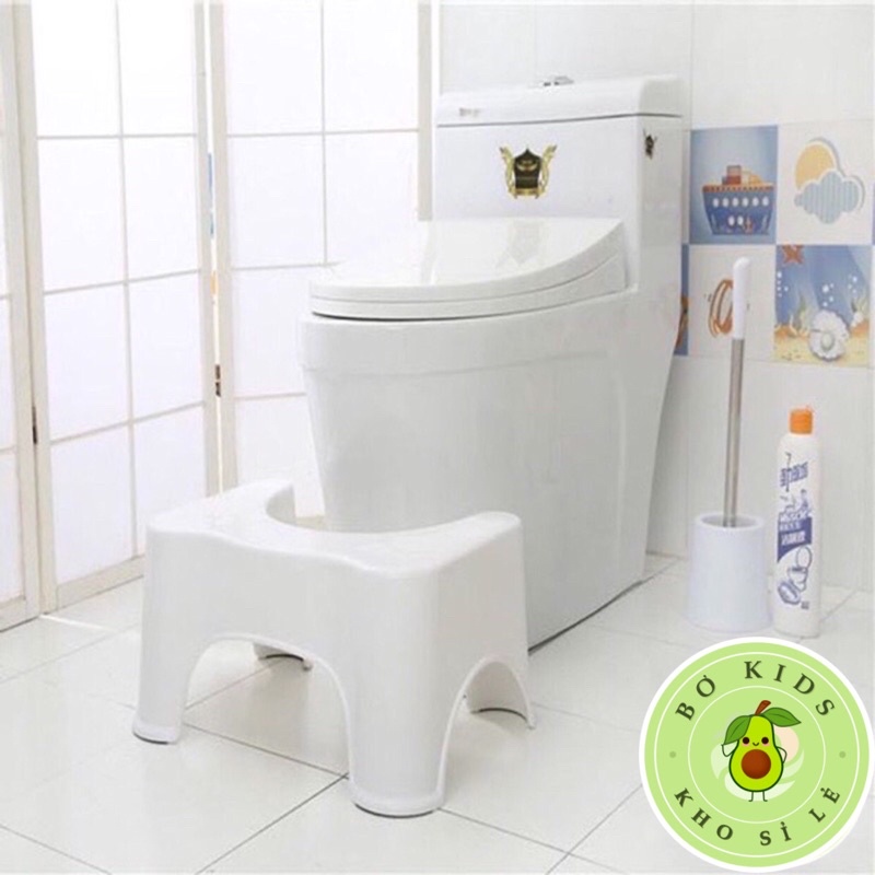 Ghế kê chân toilet, bồn cầu chống táo bón Việt Nhật (2136), ghế kê chân đi vệ sinh cho bé siêu bền tiện dụng