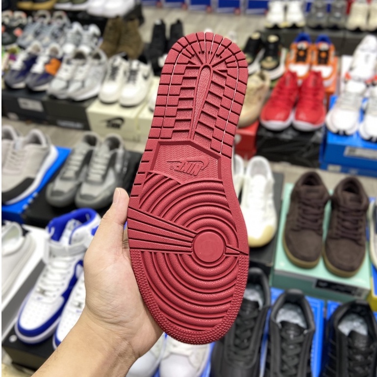 Giày Air Jordan 1 High " Travis Scott x Fragment Red "