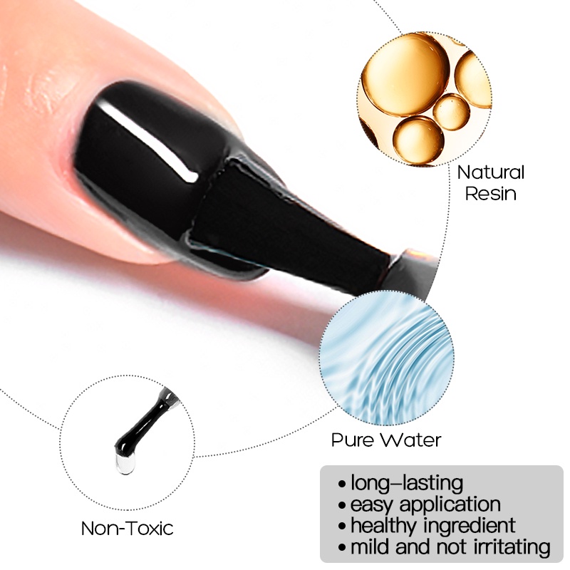 Gel sơn phủ móng MTSSII dạng lột bán vĩnh viễn làm móng nghệ thuật UV 8ml