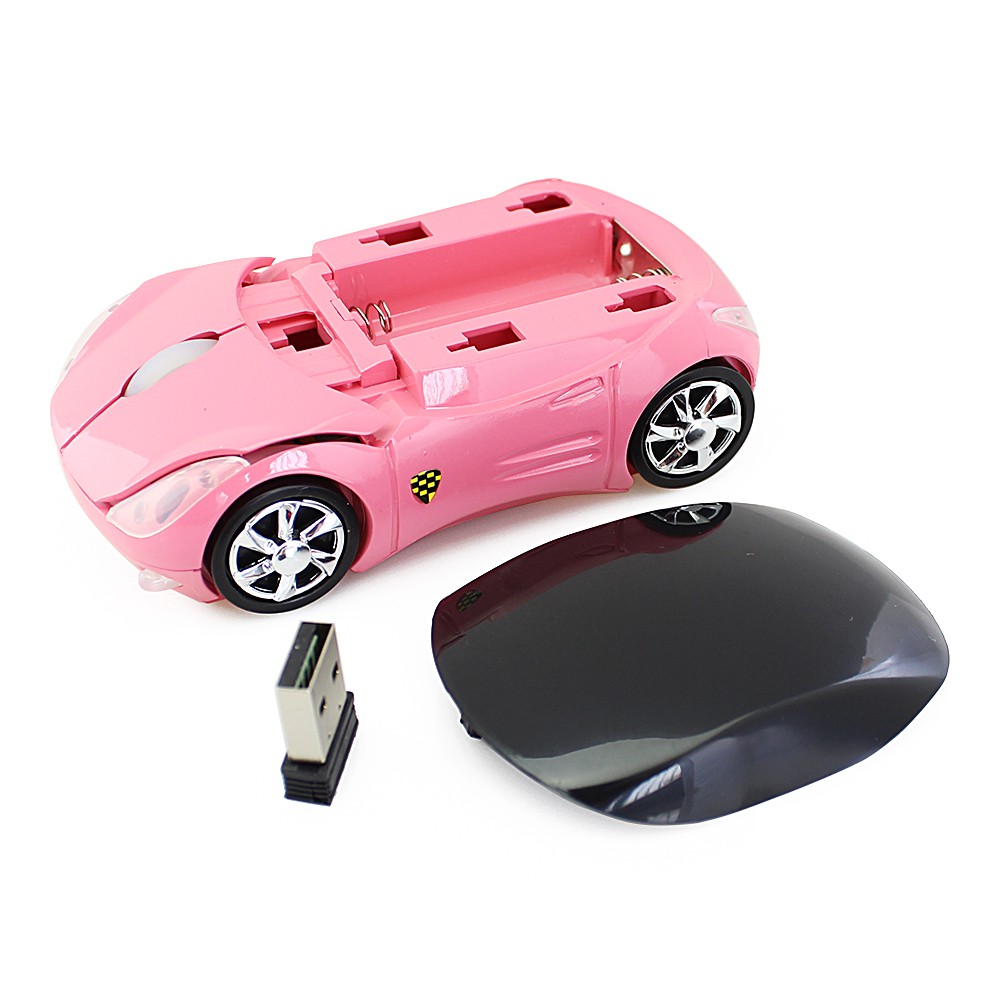 Chuột Không Dây Hình Xe Hơi 2.4Ghz 1600DPI