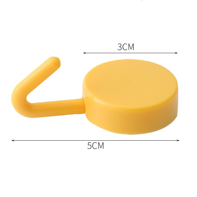 Móc treo đồ gắn tường nhựa màu pastel và họa tiết hoạt hình đáng yêu cute đa năng tiện lợi