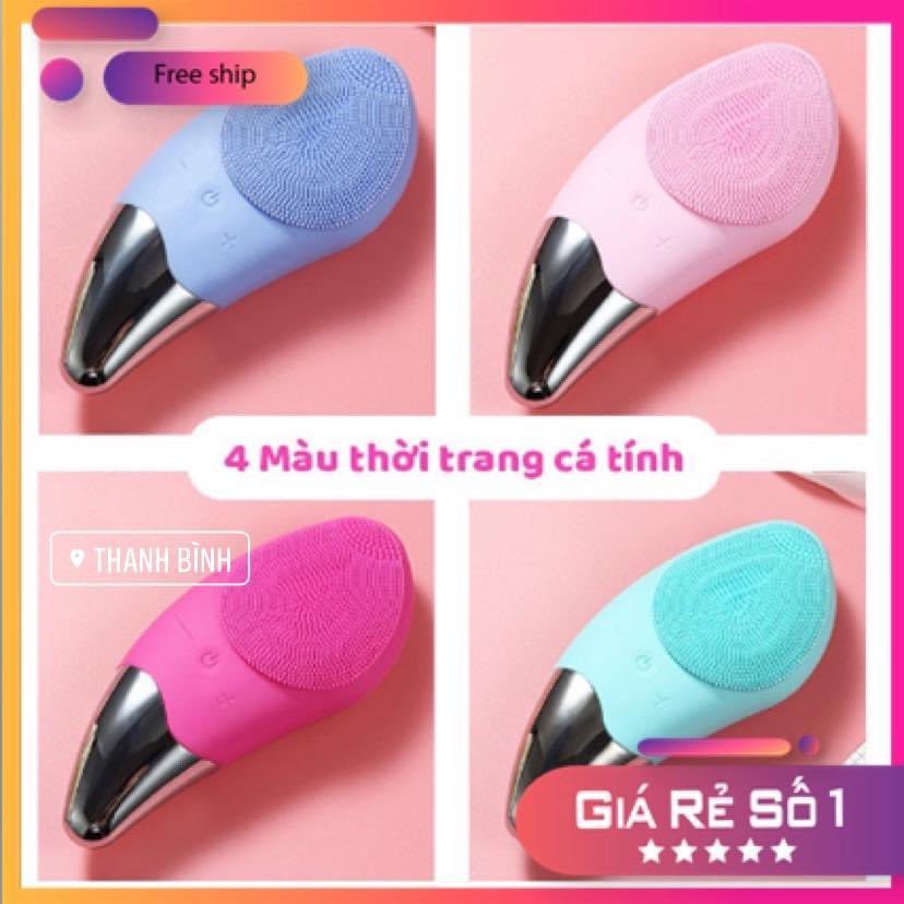 [ Chính Hãng ] Máy Rửa Mặt AIKEDILI SONIC FACIAL CLEANSING STANDARD 6 Cấp Độ Rung Khác Nhau ; Sử Dụng Cho Mọi Loại Da