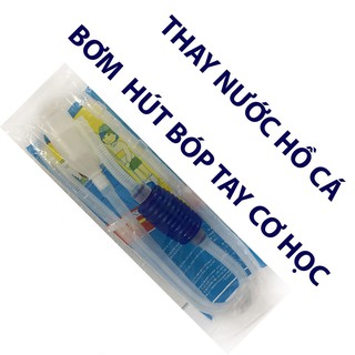 Ống Bơm tay Thay nước bể cá - Vệ sinh Hút cặn hồ cá Loại Tốt Nhựa dày