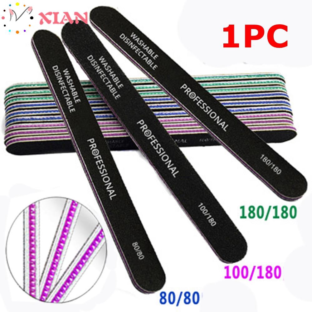 [Hàng mới về] 1/ 10 Dụng cụ dũa chà nhám làm móng hai mặt chuyên nghiệp