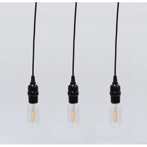 Bộ 3 dây đèn thả cổ điển Vintage bóng đèn Led Edison T45 4W