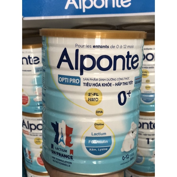 Sữa bột Alponte Optipro 0+ (dành cho trẻ từ 0 đến 12 tháng tuổi)