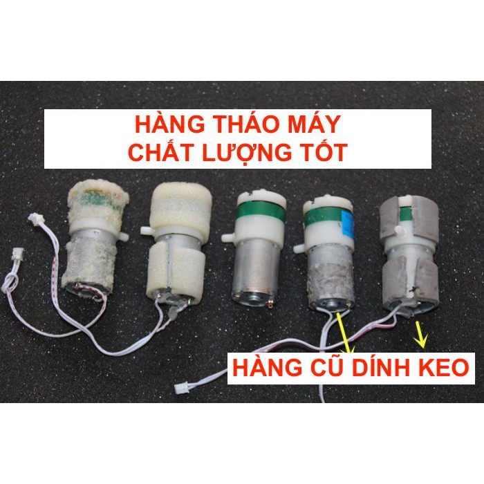 Tháo máy chất lượng rất tốt máy bơm khí bơm oxy mini 3v - 5v bơm mạnh thương hiệu lớn - LK0315