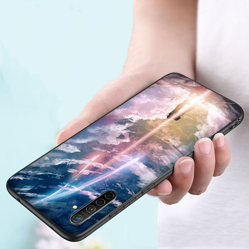 Ốp Lưng Silicone Mềm In Hình Anime Your Name Cho Realme 2 3 5 5i 5s 6 C2 C3 6i Q Pro