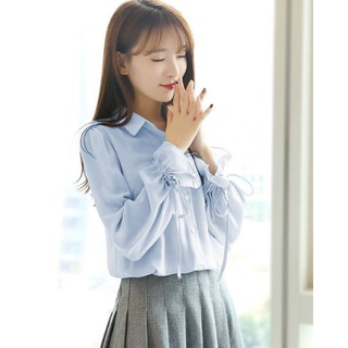 Áo sơ mi tay cách điệu