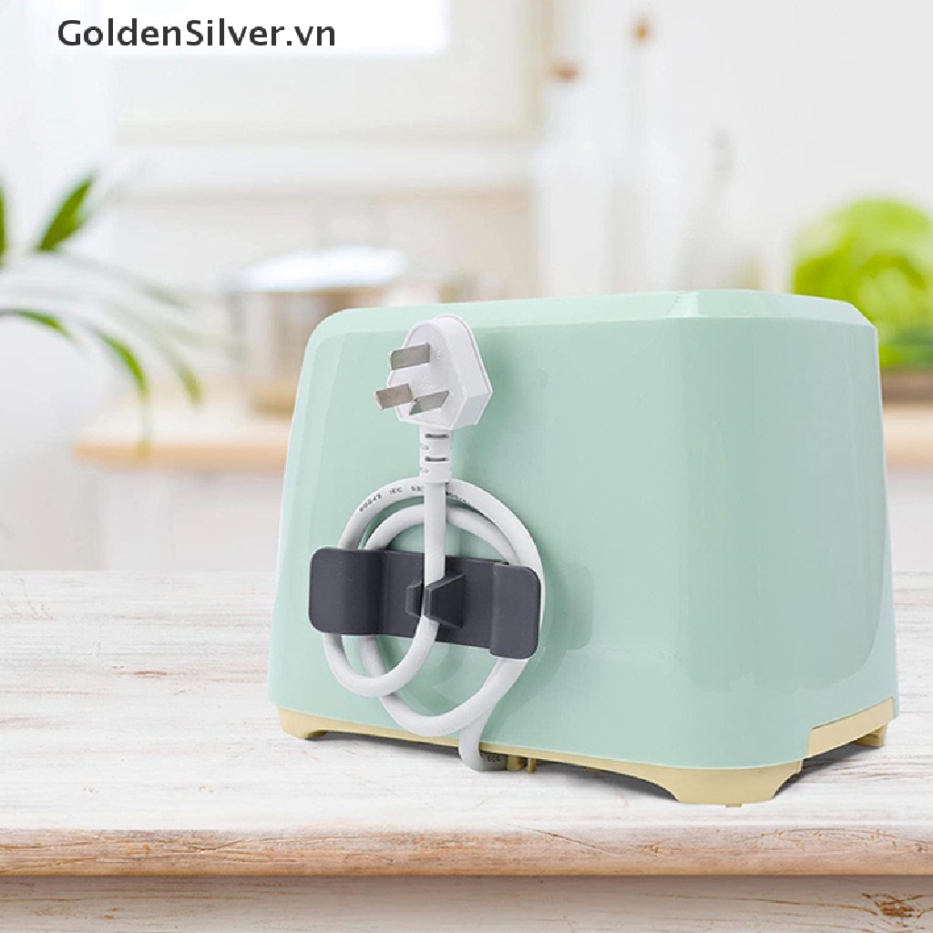 Dụng Cụ Quấn Dây Cáp Màu Vàng Bạc Sắp Xếp Gọn Gàng Cho Nhà Bếp