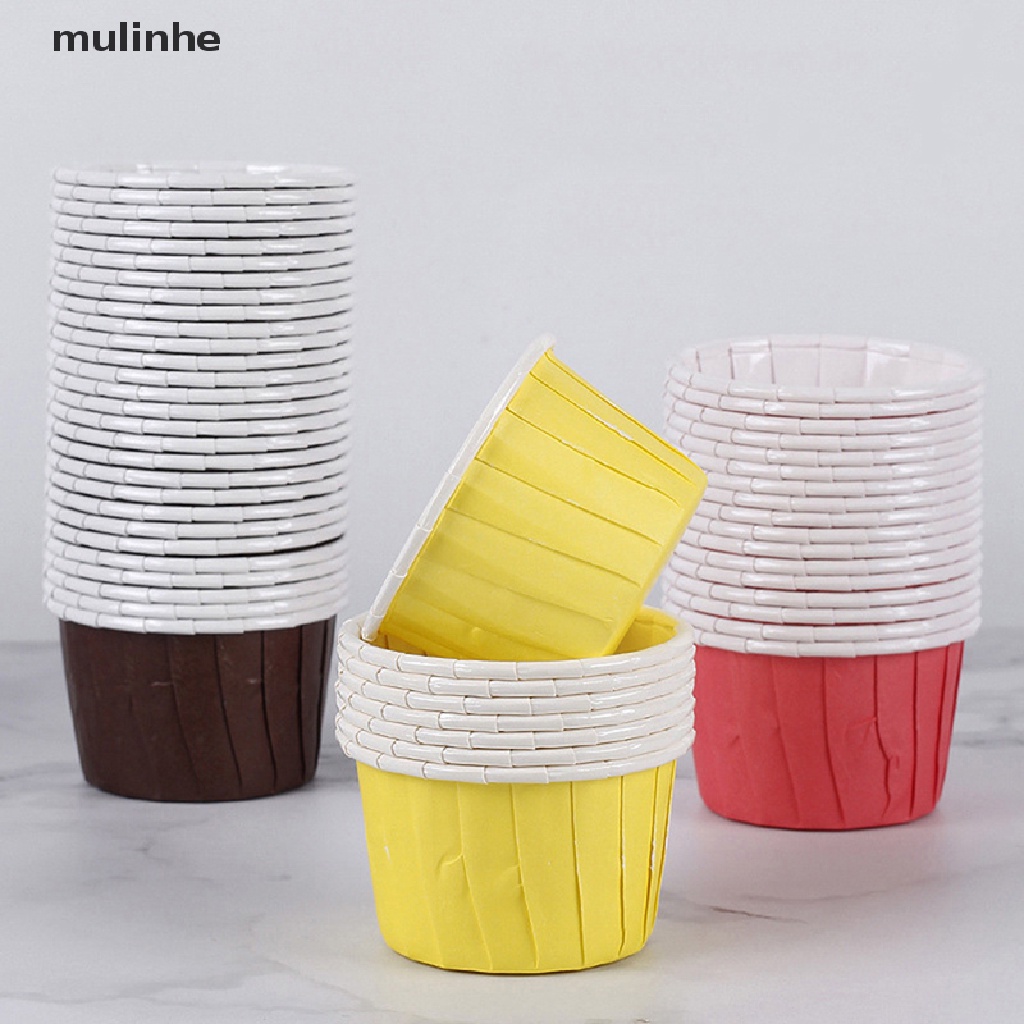 Set 50 Cốc Giấy Đựng Bánh Muffin Chống Mỡ