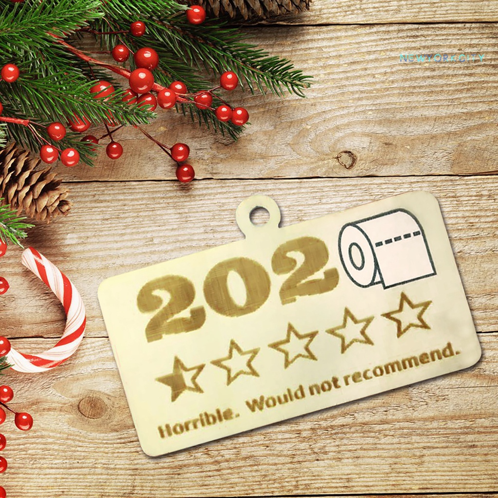 Phụ Kiện Treo Trang Trí Giáng Sinh Bằng Gỗ Hình Ông Già Noel Và Giấy Vệ Sinh 2020