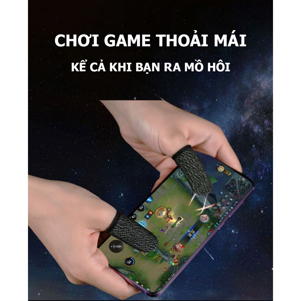 Găng tay chơi game Mobile - Chống mồ hôi tay, tăng độ nhạy cảm ứng