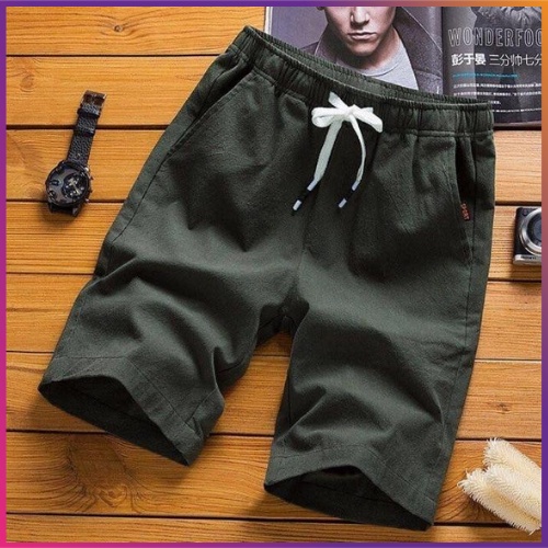 Quần Đùi Short Nam, Quần Đùi Nam Chất Vải Đũi Mềm Mát, Thấm Hút Mồ Hôi