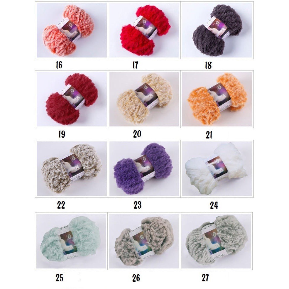 Len lông chồn cao cấp Cashmere 50gr, len mịn nhẹ an toàn cho bé - Tiệm nhà Lam