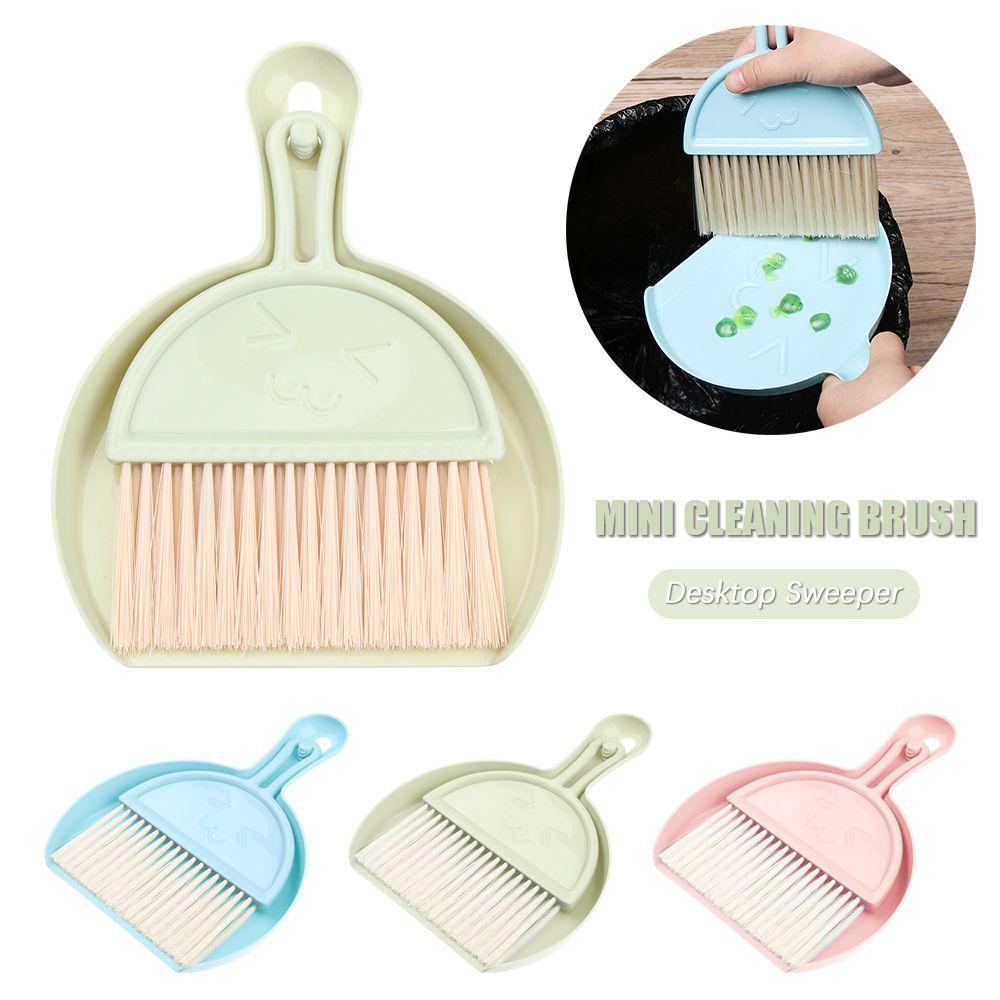 Bộ Chổi Và Đồ Hốt Rác Mini Để Bàn Nhiều Màu Sắc Tiện Lợi