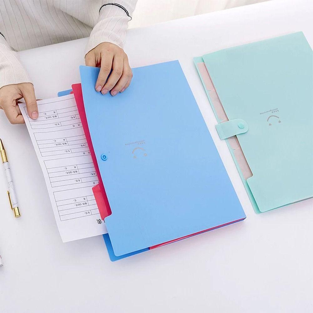Túi Nhựa Đựng Tài Liệu Khổ A4 Màu Sắc Ngọt Ngào Tiện Dụng