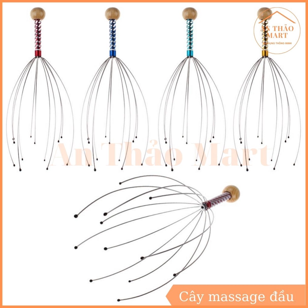 Cây Massage Đầu Thư Giãn, Gậy Massage Giúp Giảm Stress Căng Thẳng