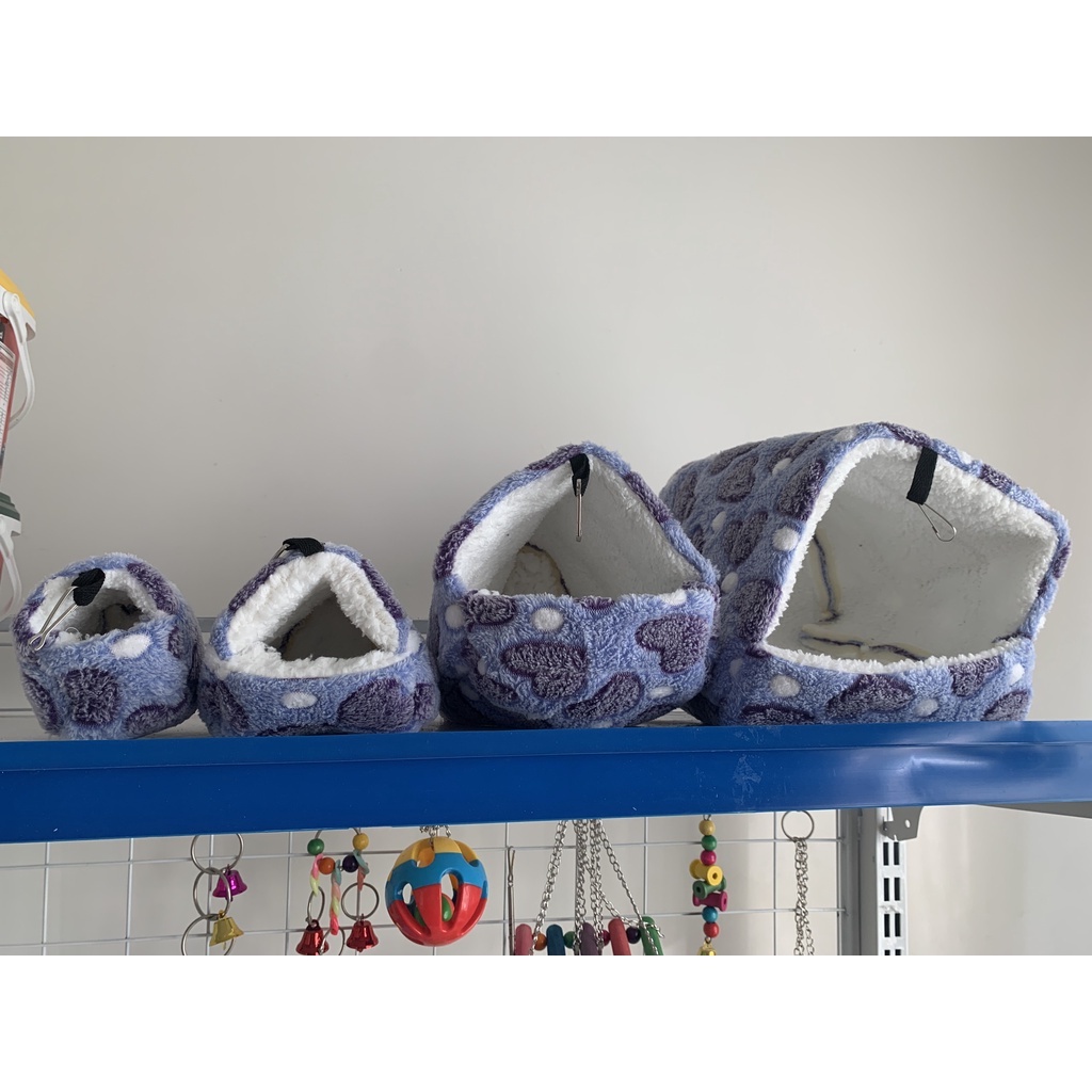 Túi ngủ vải xịn cho vẹt, hamster, sóc bay...