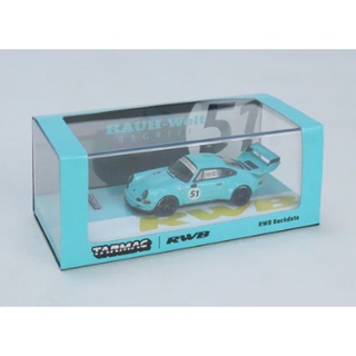 Mô hình ô tô rwb backdate blue #51 1/64 tarmac works