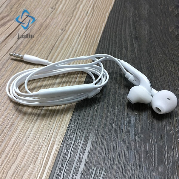 3.5mm Stereo Music Wired Earphone In Ear Earbud Control Headphone with Mic for Samsung S6/ S6 Edge