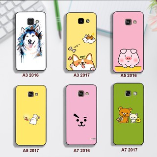 ốp sam sung in hình HỌAT HÌNH CUTE NGỘ NGHĨNH cho máy ss A3-A5-A7-2016-2017