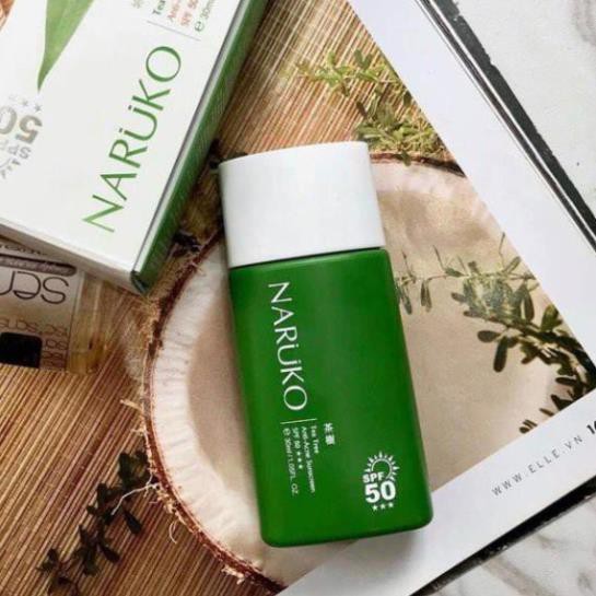 Kem Chống Nắng Tràm Trà Naruko Tea Tree Anti – Acne Sunscreen SPF50 PA+++