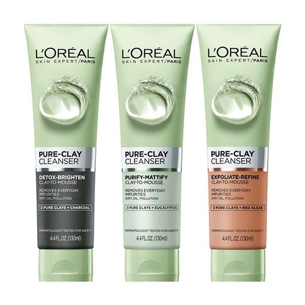 Sữa Rửa Mặt L’Oreal Pure-Clay Cleanser 130ml
