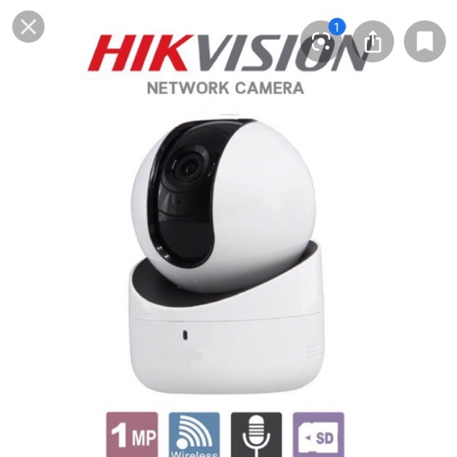 Camera quan sát IP HIKVISION SMART Q1 HD Robot 1MP wifi xoay 4 chiều