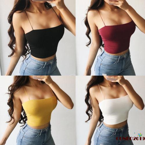 Y＆L ❥Sexy Women Fashion Casual Sleeveless Crop Tops | BigBuy360 - bigbuy360.vn