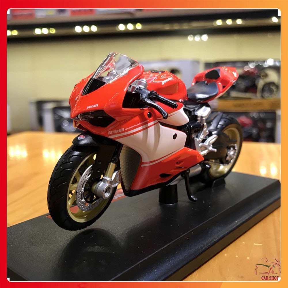 Xe mô hình Ducati 1199 Superleggra tỉ lệ 1:18 hãng Maisto