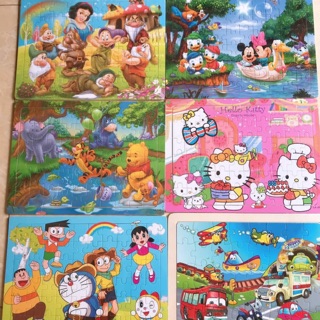 Tranh gỗ ghép hình 60 mảnh cho bé