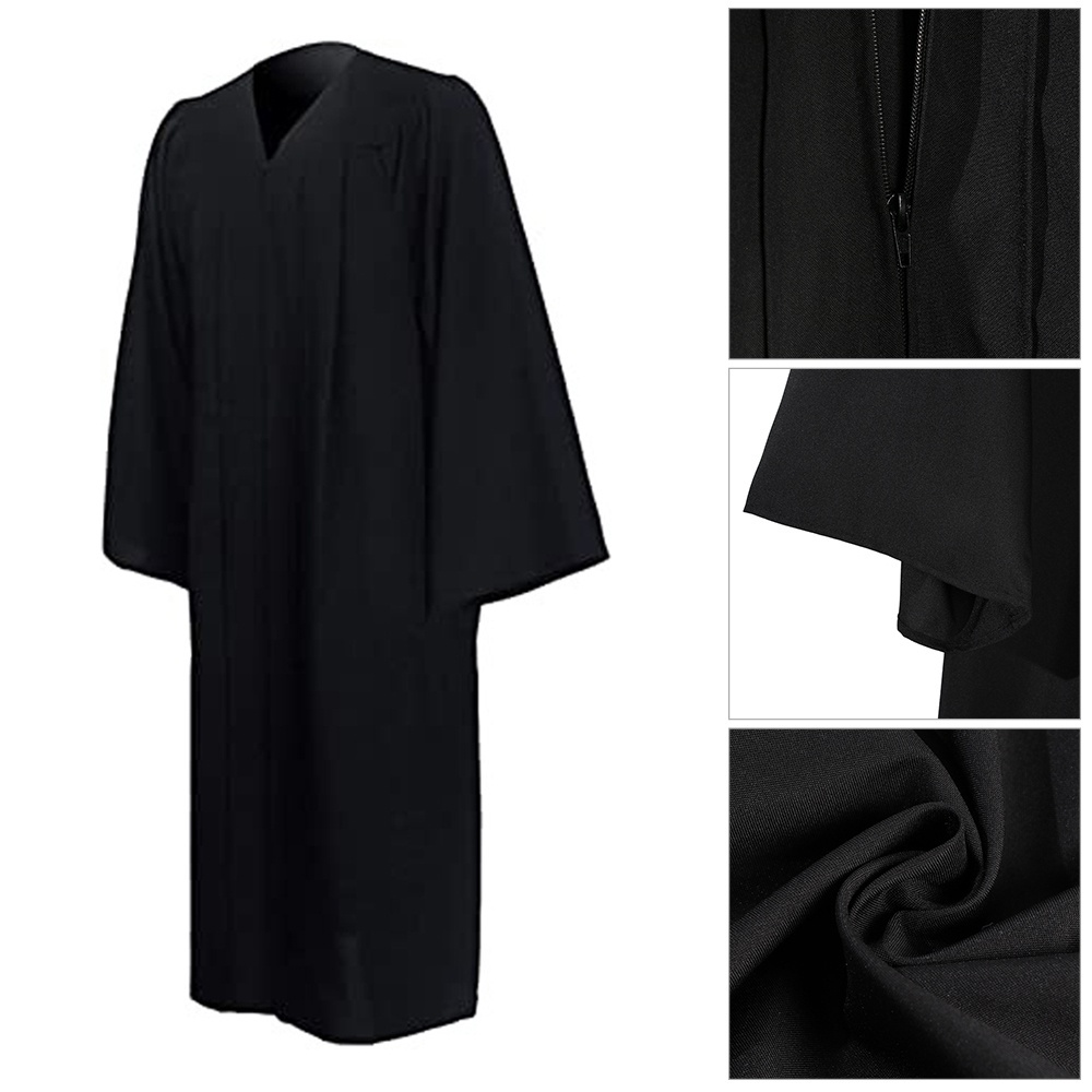 Bộ áo choàng tốt nghiệp phối tua rua kèm nón tốt nghiệp