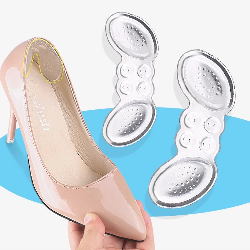 Miếng Dán Gót Chân Bằng Silicon Mềm Trong Suốt Chống Mòn Giảm Đau Dùng Khi Đi Giày Cao Gót