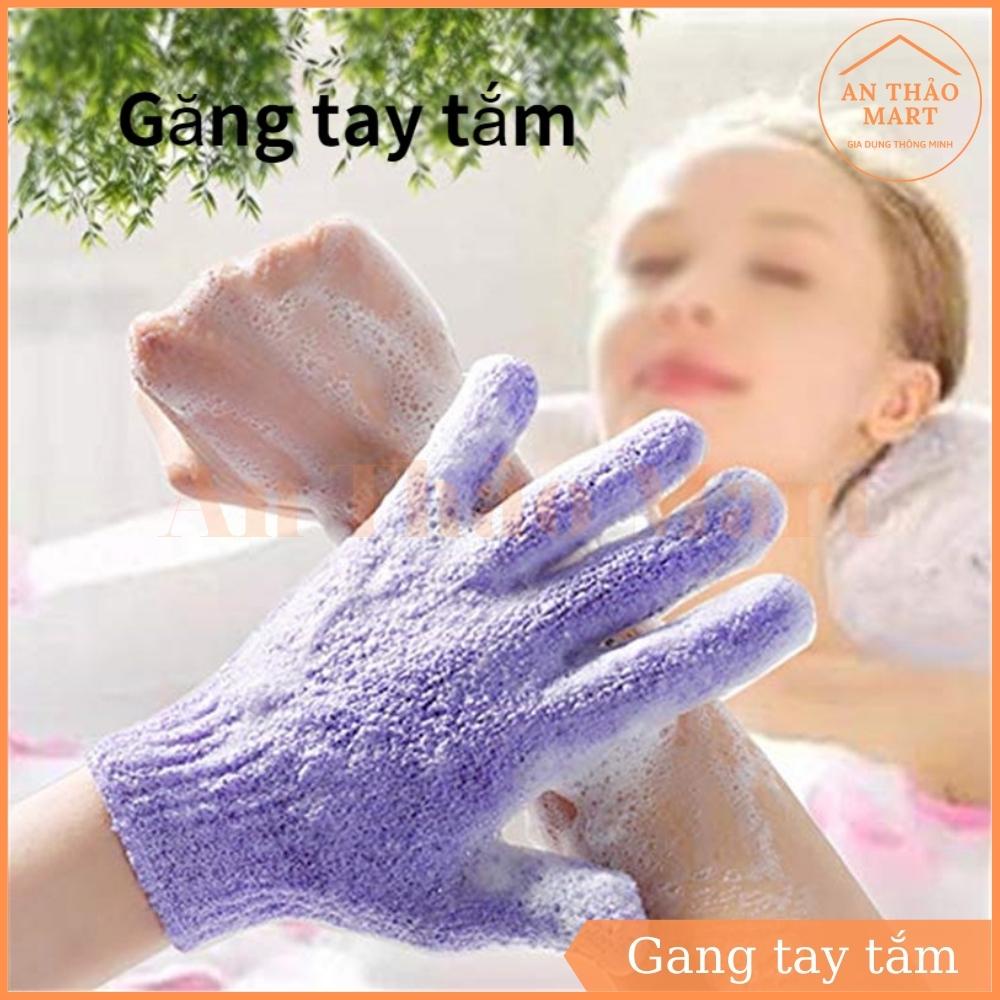 Gang Tay Tắm Tẩy Tế Bào Chết, Bông Tắm Đeo Tay Tiện Dụng