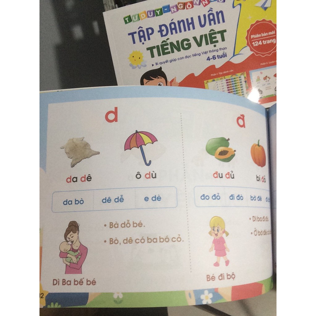 Đánh vần Tiếng Việt 4 ~ 6 tuổi