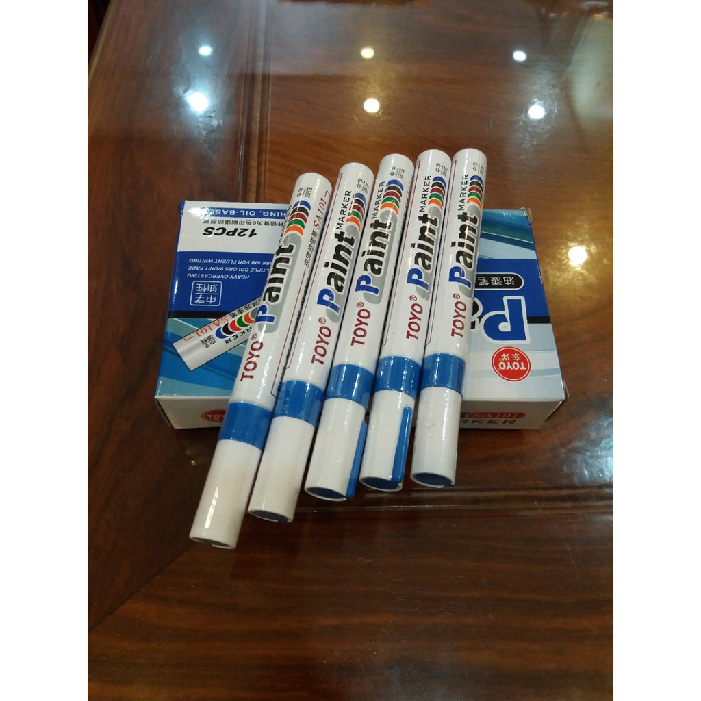 BÚT VẼ LỐP XE - BÚT SƠN TOYO 101 - VẼ THÔNG SỐ LỐP Màu trắng